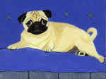 Click here for a close up of Pug Art 2024