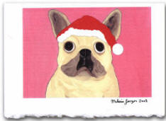 Holiday Card - French Bulldog