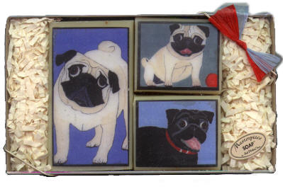 Pug Art Soap
