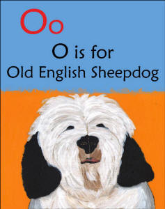 Page Detail - O is for Old English Sheepdog