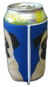 Side View:  Design is on both sides of the cooler.