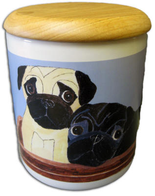 Canister - Pug Design A17