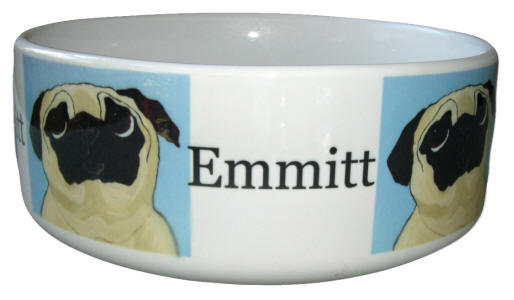 Custom Dog Bowl - Choose the breed and name!